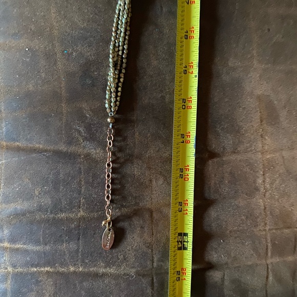 Vintage Tanjore India twist bead 24” Necklace - Picture 5 of 5